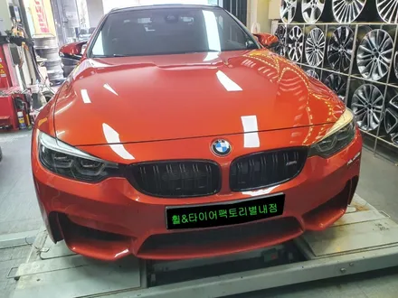 [남양주휠도색]BMW M4 (F82) 스텔라포지드 19인치 블랙유광 휠복원&휠도색 / 남양주시 별내동