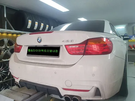 [남양주휠도색]BMW 4시리즈 ( F32 ) 428i 19인치 블랙유광 휠복원&휠도색 + 타이어교체(255-35-19 브리지스톤 투란쟈T005 두본 ) / 남양주시 별내동