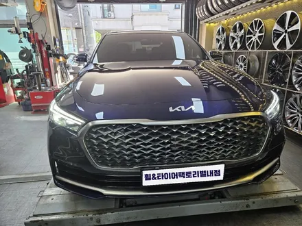 [남양주휠복원]기아 더 뉴 K9 2세대 19인치 순정휠 고스트크롬 휠복원&휠도색 / 남양주시 별내동