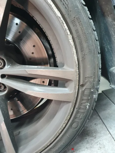 [남양주휠도색] BMW M4 19인치 고스트크롬 도장작업+타이어교체 작업 / 남양주시 별내동