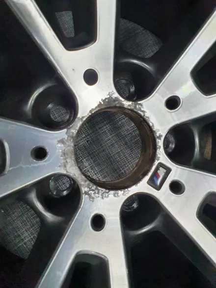 [남양주휠도색]BMW X5 20인치 고스트크롬도색 휠복원 / 남양주시 별내동