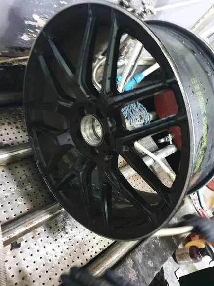 [남양주휠도색]벤츠 S63 쿠페 AMG 20인치 매트블랙+타임어택라인 휠복원&휠도색 / 남양주시 별내동