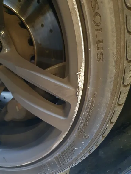 [남양주휠도색] BMW M4 19인치 고스트크롬 도장작업+타이어교체 작업 / 남양주시 별내동