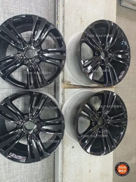 [남양주휠도색]BMW X5 ( F15 ) X5 30d 19인치 순정휠 블랙유광 휠복원&휠도색 / 남양주시 별내동