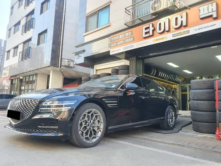 [남양주휠도색]제네시스 G80 (RG3) 19인치 순정휠 하이퍼실버 휠복원&휠도색 / 남양주시 별내동