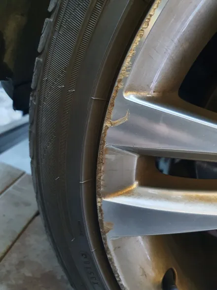 [남양주휠복원]BMW 3시리즈 ( F30 ) 18인치 순정휠 다이아몬드컷팅 휠복원&휠도색 / 남양주시 별내동