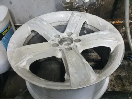 [남양주휠복원][벤츠휠도색]벤츠 CLS클래스 (w219) cls350 18인치 순정휠 고스트크롬 휠복원&휠도색 / 남양주시 별내동