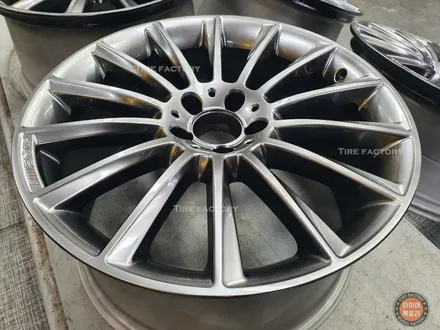 [벤츠휠도색][남양주휠도색] 벤츠 CLS클래스 CLS450d 19인치 고스트크롬 휠복원&휠도색 + 타이어교체 ( 255-35-19 피렐리 신투라토P7 두본 ) / 남양주시 별내동