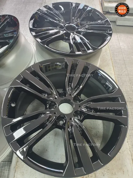 [남양주휠도색] BMW X5 ( F15 ) X5 30d 19인치 순정휠 블랙유광 휠복원&휠도색 / 남양주시 별내동