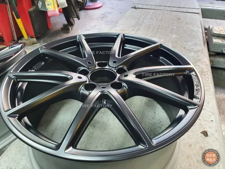 [남양주휠도색]벤츠 A클래스 45 AMG 18인치 블랙무광 휠복원 + 캘리퍼도색 레드도장 / 남양주시 별내동