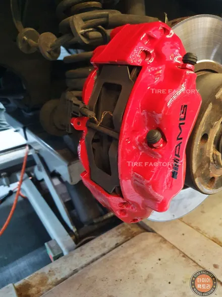 [벤츠휠복원]벤츠 G클래스 (w463) G바겐 G63 AMG 20인치 다이아몬드컷팅 휠복원&휠도색 + 캘리퍼도색 레드도장 / 남양주시 별내동
