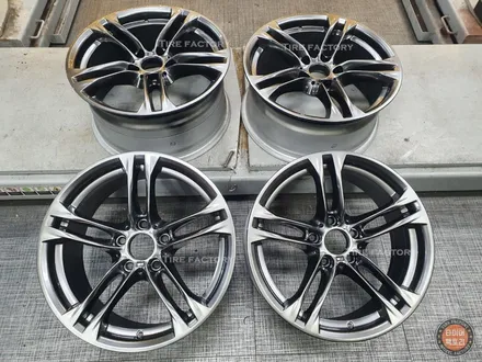 BMW ( F10 ) 530d xDrive M 에어로다이나믹    18인치 고스트크롬 휠복원&휠도색 + 캘리퍼도색 블루도장 / 남양주시 별내동