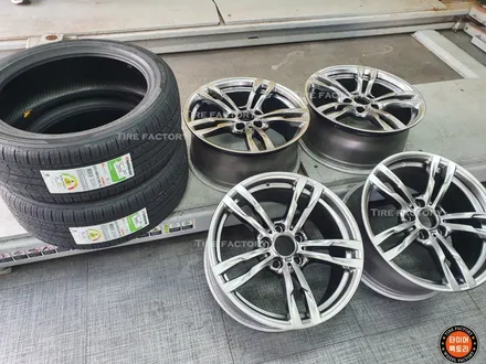 [남양주휠도색]BMW 3시리즈 (F30) 320d 18인치 고스트크롬 휠복원&휠도색 + 타이어교체 ( 225-45-18 한국 키너지EX 두본 ) / 남양주시 별내동