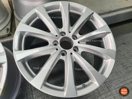 [남양주휠도색][벤츠휠도색]벤츠 S클래스 (w221) s500 18인치 순정휠 메탈릭실버 휠도색&휠복원 / 남양주시 별내동