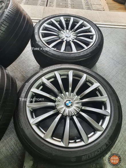 [남양주휠도색]BMW 7시리즈(G11) 740Li 19인치  고스트크롬 휠복원&휠도색 작업 / 남양주시 별내동
