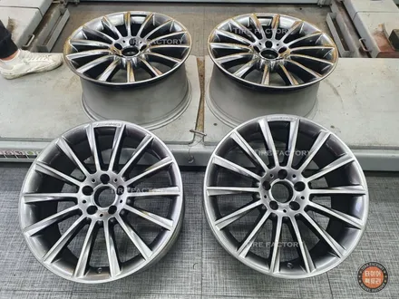[벤츠휠도색][남양주휠도색] 벤츠 CLS클래스 CLS450d 19인치 고스트크롬 휠복원&휠도색 + 타이어교체 ( 255-35-19 피렐리 신투라토P7 두본 ) / 남양주시 별내동