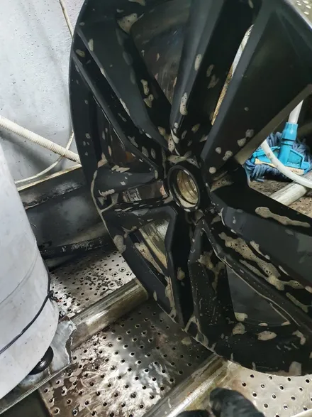 [남양주휠도색]머스탱2.3 19인치 고스트크롬 도색작업 / 남양주시 별내동