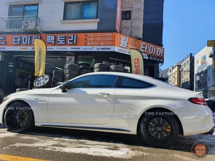 [남양주휠도색]벤츠 C클래스 쿠페 63s AMG 블랙무광 휠도색 작업 / 남양주시 별내동