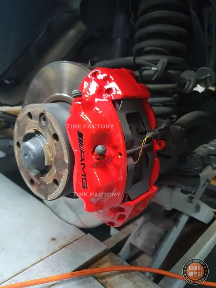 [벤츠휠복원]벤츠 G클래스 (w463) G바겐 G63 AMG 20인치 다이아몬드컷팅 휠복원&휠도색 + 캘리퍼도색 레드도장 / 남양주시 별내동
