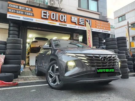 [남양주휠복원]현대 신형 투싼 ( NX4 ) 19인치 다이아몬드컷팅 휠복원&휠도색 / 남양주시 별내동