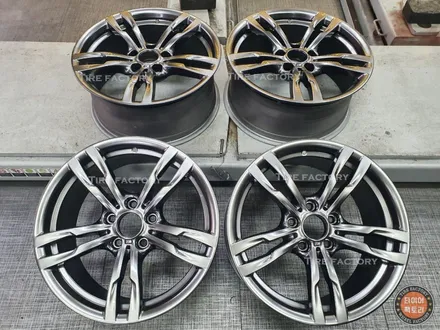 [남양주휠도색]BMW 3시리즈 ( F30 ) 320d 18인치 고스트크롬 휠복원&휠도색 + 캘리퍼도색 레드도장 + 타이어교체 / 남양주시 별내동