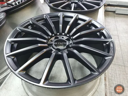 [남양주휠도색]벤츠 GT43 AMG 20인치 블랙무광 휠복원&휠도색 + 캘리퍼도색 레드도장 타이어 교체 ( 295-35-20 미쉐린 파일럿스포츠4s 두본 ) / 남양주시 별내동