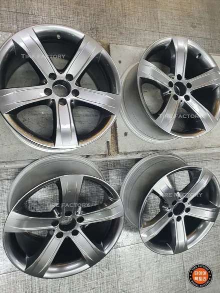 [남양주휠복원][벤츠휠도색]벤츠 CLS클래스 (w219) cls350 18인치 순정휠 고스트크롬 휠복원&휠도색 / 남양주시 별내동