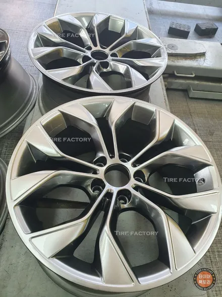 [남양주휠도색]BMW (F25) X3 20d 19인치 고스트크롬 휠복원&휠도색 / 남양주시 별내동