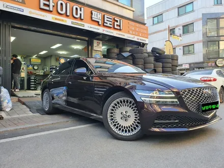 [남양주휠도색]제네시스 G80 (RG3) 19인치 하이퍼실버 휠복원&휠도색 / 남양주시 별내동