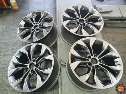 [남양주휠도색]BMW (F25) X3 20d 19인치 고스트크롬 휠복원&휠도색 / 남양주시 별내동