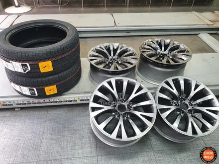 [남양주휠도색][남양주타이어]BMW 5시리즈 GT ( F07 ) 19인치 고스트크롬 휠복원&휠도색 + 타이어교체 (245-45-19 콘티넨탈 프로콘택트GX 두본) / 남양주시 별내동
