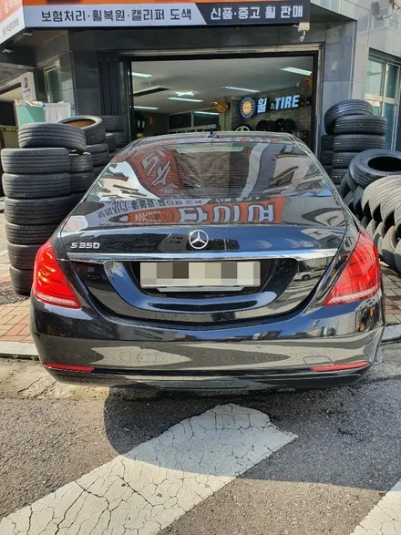 [남양주휠복원]벤츠s350 18인치 다이아몬드컷팅 작업 / 남양주시 별내동