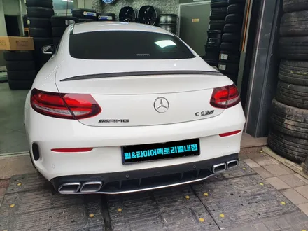 [남양주휠도색]벤츠 C클래스 쿠페 63s AMG 블랙무광 휠도색 작업 / 남양주시 별내동