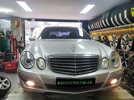 [벤츠휠도색][남양주휠도색] 벤츠 E클래스(w211) E280 엘레강스 17인치 메탈릭실버 휠복원&휠도색 / 남양주시 별내동