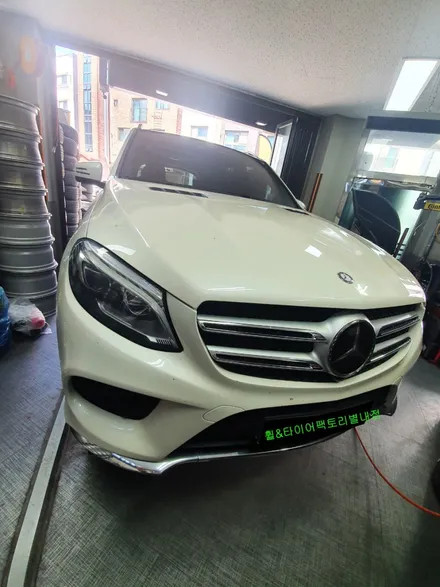 [남양주휠도색][벤츠휠도색]벤츠 GLE클래스 W167 GLE350d 20인치 고스트크롬 휠복원&휠도색 / 남양주시 별내동