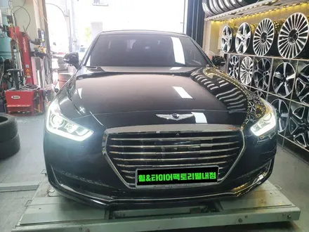[남양주휠도색][제네시스휠도색]제네시스 EQ900 19인치 고스트크롬 휠복원&휠도색 / 남양주시 별내동