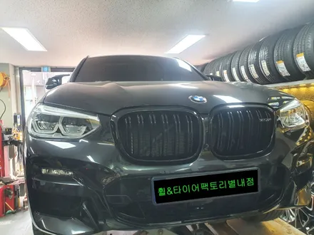 [남양주휠도색]BMW X4 (G02) M40i 20인치 블랙유광 휠복원&휠도색 + 캘리퍼도색 레드도장 / 남양주시 별내동