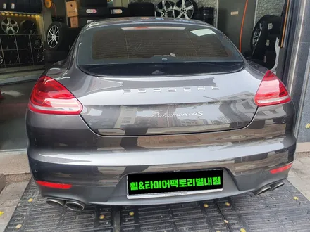 [남양주휠도색]포르쉐 파나메라 4s 20인치 순정휠 무광블랙 휠복원&휠도색 + 캘리퍼도색 레드도장 / 남양주시 별내동