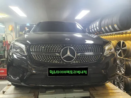 [남양주휠복원] 벤츠GLC클래스 GLC220d 19인치 순정휠 다이아몬드컷팅 휠복원&휠도색 + 캘리퍼도색 실버도장 (메르세데스 벤츠)  작업 / 남양주시 별내동
