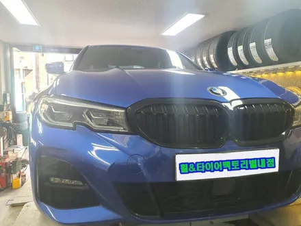 [남양주휠복원][별내휠도색]BMW 3시리즈 (G20) 330i 19인치 순정휠 블랙유광 휠복원&휠도색 / 남양주시 별내동
