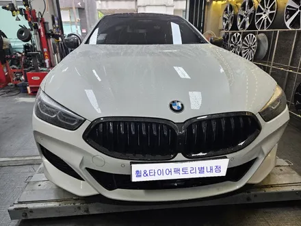 [남양주휠복원]BMW 8시리즈 (G15) 850i M스포츠 20인치 순정휠 다이아몬드컷팅 휠복원&휠도색 / 남양주시 별내동