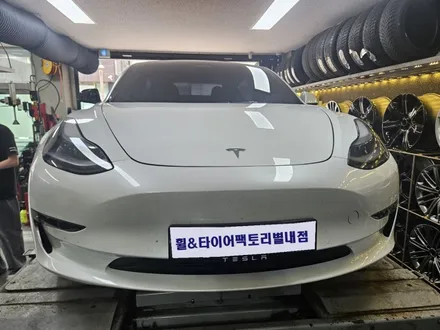 [남양주휠복원] 테슬라 모델3  퍼포먼스 19인치 순정휠 무광블랙 휠복원&휠도색 / 남양주시 별내동