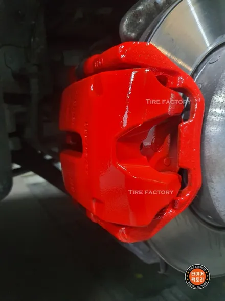 [남양주휠도색]BMW 6시리즈 GT 620d 19인치 순정휠 블랙유광 휠복원&휠도색 + 캘리퍼도색 레드도장 / 남양주시 별내동