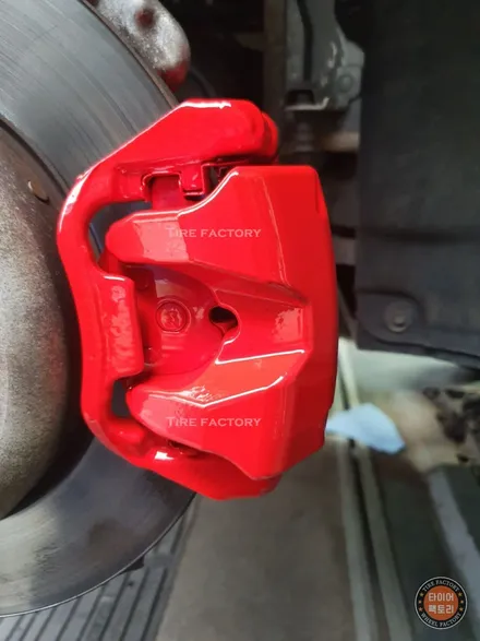 [bmw휠도색][남양주휠도색]BMW 520d 18인치 고스트크롬 휠복원&휠도색 + 캘리퍼도색 레드도장 / 남양주시 별내동