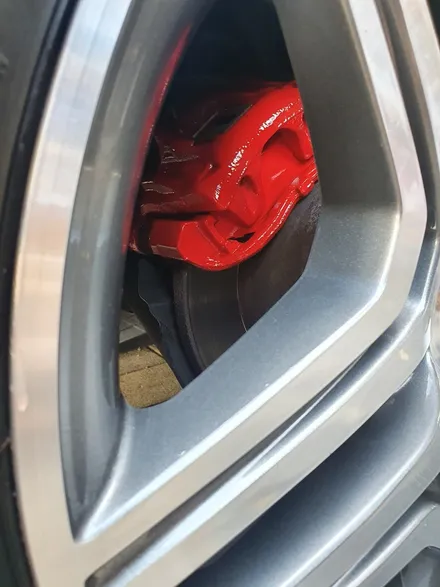 [벤츠휠복원]벤츠 G클래스 (w463) G바겐 G63 AMG 20인치 다이아몬드컷팅 휠복원&휠도색 + 캘리퍼도색 레드도장 / 남양주시 별내동