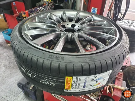 [남양주휠도색]벤츠 CLS클래스 (C257) cls450 AMG Line 20인치 고스트크롬 휠복원&휠도색 + 타이어교체 ( 245-35-20 피렐리 피제로pz4 런플랫 두본 ) / 남양주시 별내동