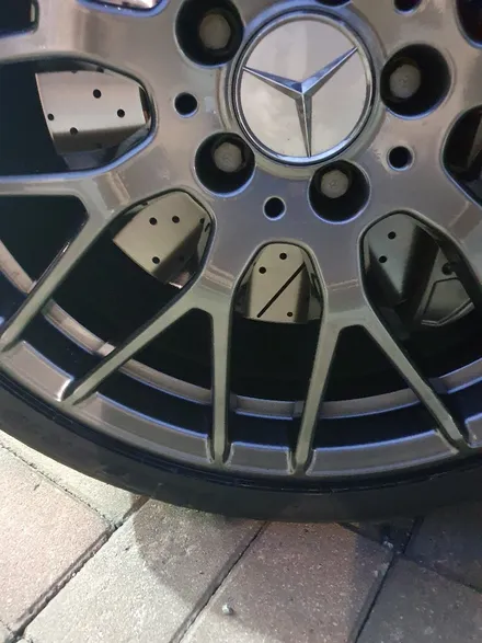 ​ [남양주휠도색]벤츠A45 AMG19인치  고스트크롬도색&타이어교체 / 남양주시 별내동