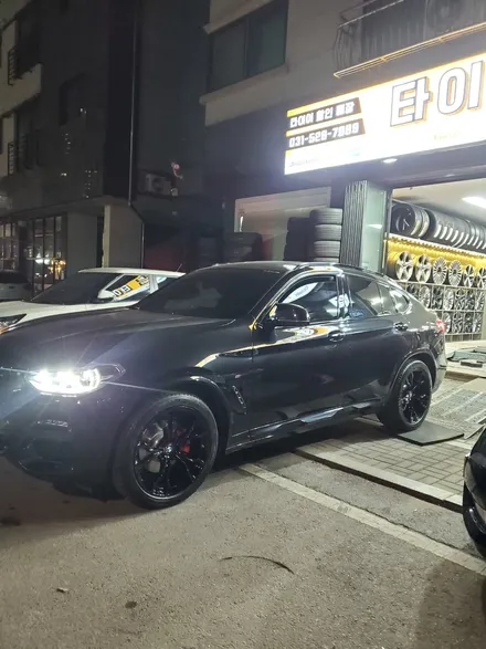[남양주휠도색]BMW X4 (G02) M40i 20인치 블랙유광 휠복원&휠도색 + 캘리퍼도색 레드도장 / 남양주시 별내동