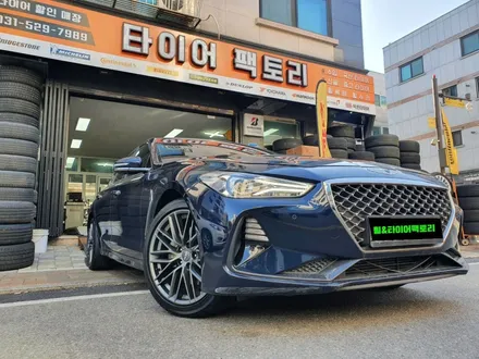 [제네시스휠도색][남양주휠도색]제네시스 G70 18인치 무광건메탈 휠복원&휠도색 / 남양주시 별내동
