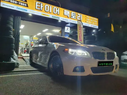 BMW ( F10 ) 530d xDrive M 에어로다이나믹    18인치 고스트크롬 휠복원&휠도색 + 캘리퍼도색 블루도장 / 남양주시 별내동